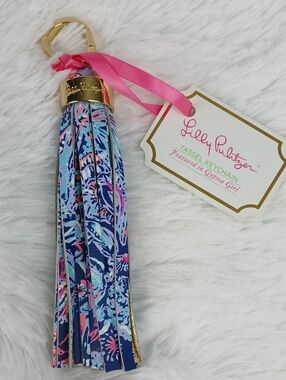 Lilly Pulitzer Tassel Keychain